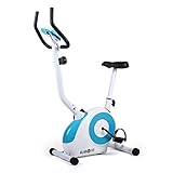 Klarfit Mobi FX 250 Heimtrainer Fitnessbike Ergometer (Trainingscomputer mit LCD-Display, 8-stufig verstellbarer Widerstand, 7-stufig verstellbare Sattelhöhe, ergonomischer Sattel, belastbar bis 100 kg) weiss-blau oder schwarz-orange - 6