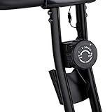 CAPITAL SPORTS Azura 2 X-Bike Ergometer Heimtrainer für Ausdauertraining und Cardio (3kg Schwungmasse, 8-stufiger Widerstand, faltbar, max. 100 kg, mit Trainingscomputer) in schwarz blau - 6