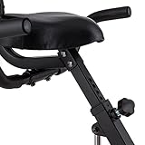 CAPITAL SPORTS Azura 2 X-Bike Ergometer Heimtrainer für Ausdauertraining und Cardio (3kg Schwungmasse, 8-stufiger Widerstand, faltbar, max. 100 kg, mit Trainingscomputer) in schwarz blau - 9