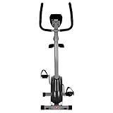 Klarfit MOBI-Basic-10 Fitnessbike Heimtrainer Ergometer (Tretsystem: 4kg Schwungrad mit magnetischem Bremssystem, stufenlos einstellbarer Widerstand, Trainingscomputer mit LCD-Display, belastbar bis 100kg) silber oder weiß - 2