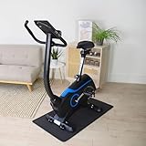 skandika Ergometer Atlantis SF-1600 mit App Steuerung und iConsole Trainingskontrolle, Körperfettmessung, 10 kg Schwungmasse, 32-stufige elektronische Widerstandseinstellung, schwarz/blau - 7