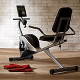 CAPITAL SPORTS Swizor X Sitzergometer Heimtrainer Beintrainer (Tretsystem: 4kg Schwungrad mit magnetischem Bremssystem, stufenlos einstellbarer Widerstand, Trainingscomputer mit LCD-Display, belastbar bis 120kg) schwarz oder silber - 3