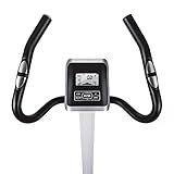 Klarfit MOBI SUPREME Fitnessbike Heimtrainer Ergometer (Trainingscomputer mit LCD-Display, Pulsmesser, 8kg Schwungrad mit magnetischem Bremssystem, 16 Widerstandsstufen, belastbar bis 120 kg) weiß - 6