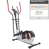 Ultrasport XT-Trainer 900M/1000A Crosstrainer/Ellipsentrainer mit Handpuls-Sensoren inkl. Trinkflasche - 2