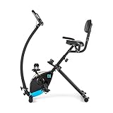 CAPITAL SPORTS Trajector X-Bike Fahrrad-Heimtrainer Fitnessbike Ergometer (1,4 kg Schwungmasse mit 8 einstellbaren Widerständen, Trainingscomputer mit LCD-Display) silber oder schwarz - 2