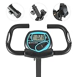 CAPITAL SPORTS Trajector X-Bike Fahrrad-Heimtrainer Fitnessbike Ergometer (1,4 kg Schwungmasse mit 8 einstellbaren Widerständen, Trainingscomputer mit LCD-Display) silber oder schwarz - 4