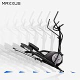 MAXXUS® CROSSTRAINER CX 4.3f, klappbar, mit elliptischem Bewegungsablauf (Ellipsentrainer), 26kg Schwungmasse, 51cm Schrittlänge. Platzsparend und stabil. Ideal für die Wohnung und kleine Trainingsräume. Transportrollen, Trainingsprogramme, HRC-Programme, Userprogramm, elektr. gesteuertes Magnetbremssystem, flache, elliptische Laufbewegung, robuster Stahlrahmen - 9