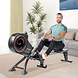 AsVIVA RA14 Rudergerät Magnetic Rower Cardio mit 10kg Schwungmasse, Magnetbremse mit 8 manuelle Widerstandsstufen, Multifunktionscomputer mit Pulsmessung - 2