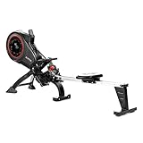 AsVIVA RA14 Rudergerät Magnetic Rower Cardio mit 10kg Schwungmasse, Magnetbremse mit 8 manuelle Widerstandsstufen, Multifunktionscomputer mit Pulsmessung - 4