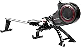 AsVIVA RA14 Rudergerät Magnetic Rower Cardio mit 10kg Schwungmasse, Magnetbremse mit 8 manuelle Widerstandsstufen, Multifunktionscomputer mit Pulsmessung - 5