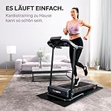 Sportstech F10 Laufband mit Smartphone App Steuerung, Pulsgurt im Wert von 39,90 € inklusive, Bluetooth, 1PS, 10 KM/H, für Geh- und Lauftraining mit 13 Programmen – kompakt klappbar verstaubar - 2