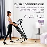 Sportstech F10 Laufband mit Smartphone App Steuerung, Pulsgurt im Wert von 39,90 € inklusive, Bluetooth, 1PS, 10 KM/H, für Geh- und Lauftraining mit 13 Programmen – kompakt klappbar verstaubar - 5