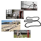 Moro Battle Rope Body Stärke Sport Training Fitness Bootcamp Fitness Seil – 15 m 38 mm OD Training Seil - 4