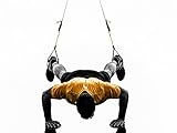 Namee Fitness Wandhalterung Battle Rope Wandbefestigung, Suspension Training Träger, Crossfit Olympische Ringe, Körpergewicht Krafttraining Systems, Yoga Swings Hängematten , Boxzubehör (Schwarz) - 5