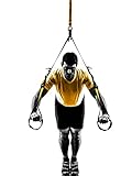 Namee Fitness Wandhalterung Battle Rope Wandbefestigung, Suspension Training Träger, Crossfit Olympische Ringe, Körpergewicht Krafttraining Systems, Yoga Swings Hängematten , Boxzubehör (Schwarz) - 6