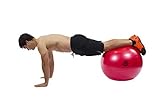 Fitness Gymnastikball 65 cm mit Pumpe, für Abs-Stabilität & Klang aus Anti-Burst-Material für die Fitness Yoga Pilates &-Ebook inklusive, mit 20 Core Zerkleinern von Übungen & Workouts - 4