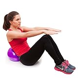 Mini Pilates Ball »Balle« 18cm / 23cm / 28cm Gymnastikball für Beckenübungen, Stärkung der Bauchmuskulatur und partielle Massage. Erhältlich in aktuellen Trendfarben : blau, türkis, silber, violett, grün, gelb, orange und himmelblau - 6