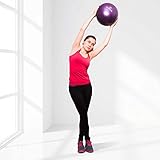 Mini Pilates Ball »Balle« 18cm / 23cm / 28cm Gymnastikball für Beckenübungen, Stärkung der Bauchmuskulatur und partielle Massage. Erhältlich in aktuellen Trendfarben : blau, türkis, silber, violett, grün, gelb, orange und himmelblau - 5