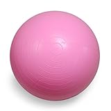 FOURSCOM® Gymnastikball mit Pumpe 50CM/ 60CM/ 70CM Berstsicher Fitnessball Yoga Ball Dunkelgrau/ Pink/ Blau - 2