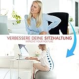 Gymnastikball Anti-Burst Sitzball Büro Fitnessball Berstsicher inkl. Pumpe - 7