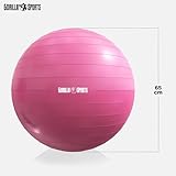 Gymnastikball Fitness Sitzball | verschiedene Größen und Farben | l 55-75 cm - 2