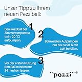 Pezzi Gymnastik Ball Standard 65 cm Therapie Sitzball Fitness anthra - 7