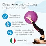 Pezzi Gymnastik Ball Standard 65 cm Therapie Sitzball Fitness lindgrün - 5