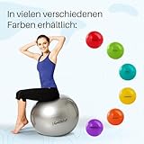 Pezzi Gymnastik Ball Standard 65 cm Therapie Sitzball Fitness lindgrün - 6