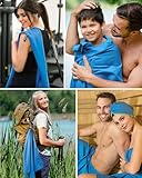 Mikrofaser Handtücher in ALLEN Größen / 12 Farben – klein, leicht und ultra saugfähig – das perfekte Sporthandtuch, Reisehandtuch, Microfaser-Badetuch, XXL Strandhandtuch, Sauna Microfaser Handtuch groß - 5