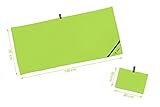 2er Set Mikrofaser Handtücher (1x 140x70cm, 1x 40x30cm) | Sport-Handtuch für Fitness, Yoga, Reisen, Camping & Freizeit| leicht, kompakt und ultra saugstark. - 6