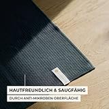 Lotuscrafts Yogahandtuch GRIP – rutschfest (Wet Grip)- hohe Bodenhaftung (Silikonbeschichtung) – 183 x 61 cm – ideal für Hot Yoga, Ashtanga – hautfreundliche und saugfähig - 5