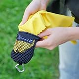 outdoorer PackDRY S, Outdoor Mikrofaser Handtuch mit Clip, klein, leicht, schnelltrocknend, das Trekkinghandtuch - 5