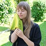 outdoorer PackDRY S, Outdoor Mikrofaser Handtuch mit Clip, klein, leicht, schnelltrocknend, das Trekkinghandtuch - 6