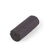nu:ju Sporthandtuch Fitnesshandtuch Saunatuch aus Mikrofaser 1er Pack (70x150cm) inkl. Tasche - ultraleicht (137g), hygienisch, angenehm auf der Haut, waschbar bis 95° und langlebig