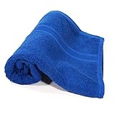 Handtuch Royalblau Baumwolle 500g/m2 Frottee 50 x 100 cm