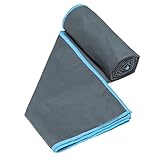 Mikrofaser Handtücher,  EveShine Schnell trocknendes  Ultrakompakt absorbierende und schnell trocknende Sporthandtücher zum Campen, für den Strand, Pool, Fitnessstudio, Yoga, Pilates und furs Bad – 27,6 Zoll x 55 Zoll - 4