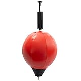 ScSPORTS Punchingball Standboxsack höhenverstellbar 90 – 120 cm mit Boxhandschuhen rot inklusive Pumpe - 5