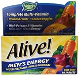 Nature's Way, Alive!, Herrenschuhe Energie Multivitamin · Multimineral, 50 Tabletten