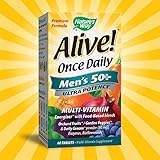 Nature’s Way, Alive! Einmal täglich, Herren 50 +, Ultra Potenz, Multi-Vitamin & Whole Food Energizer, 60 Tabletten - 2