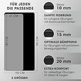 Portable Fitnessmatte »Sharma« / dick und weich, ideal für Pilates, Gymnastik und Yoga, Maße: 183 x 61 x 0,8cm / In vielen Farben erhältlich. - 8