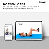 Powrx Gymnastikmatte Trainingsmatte Pilatesmatte Yogamatte Phthalatfrei 190 x 60 x 1.5 cm oder 190 x 100 x 1.5 cm in verschiedenen Farben - 6