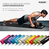 Powrx Gymnastikmatte Trainingsmatte Pilatesmatte Yogamatte Phthalatfrei 190 x 60 x 1.5 cm oder 190 x 100 x 1.5 cm in verschiedenen Farben - 7