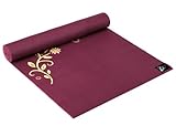 Yogistar Yogamatte basic Indian Flower – rutschfest – Bordeaux - 6