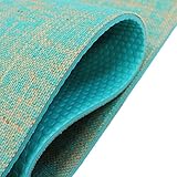 Jute-Yogamatte »Sampati Jute« / High Quality Matte aus hochwertigen Jutefasern und ECO-PVC. Atmungsaktiv, schadstofffrei und sehr robust. Ideal für häufige Yogaübungen. Maße: 183 x 61 x 0,5cm, in verschiedenen Farben erhältlich - 2
