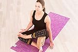 Jute-Yogamatte »Sampati Jute« / High Quality Matte aus hochwertigen Jutefasern und ECO-PVC. Atmungsaktiv, schadstofffrei und sehr robust. Ideal für häufige Yogaübungen. Maße: 183 x 61 x 0,5cm, in verschiedenen Farben erhältlich - 6