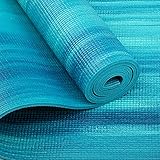 Yogamatte GANGES, Allround-Matte für Yoga, Gymnastik & Pilates mit guter Dämpfung, griffig und rutschfest in 5 bunten Farben - 5