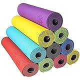 Body & Mind Yogamatte – umweltfreundliche, hypo-allergene Yoga TPE-Matte – extrem rutschfest, weich und schadstoff-frei – 183 x 61 x 0,5cm inkl. Trageschlaufen - 5