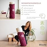 Schurwoll-Yogamatte VISHNU 75 (1.200g/m²), Schurwollmatte, Schurwolle, 200 x 75 cm - 6