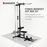 Finnlo Latzug-Station Multi-Lat-Tower, anthrazit/schwarz, 141 x 120 x 210 cm - 8