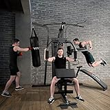 AsVIVA MG4 Multi-GYM Power IV Multi Kraftstation inkl. Gewichte – die Fitness-Station als Hantelbank, Krafttrainer, Muskeltrainer sowie Bauchtrainer - 2